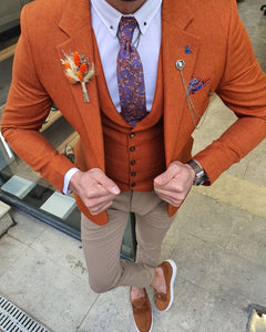 Bojo Bellingham Cinnamon Slim Fit Suit-baagr.myshopify.com-suit-BOJONI