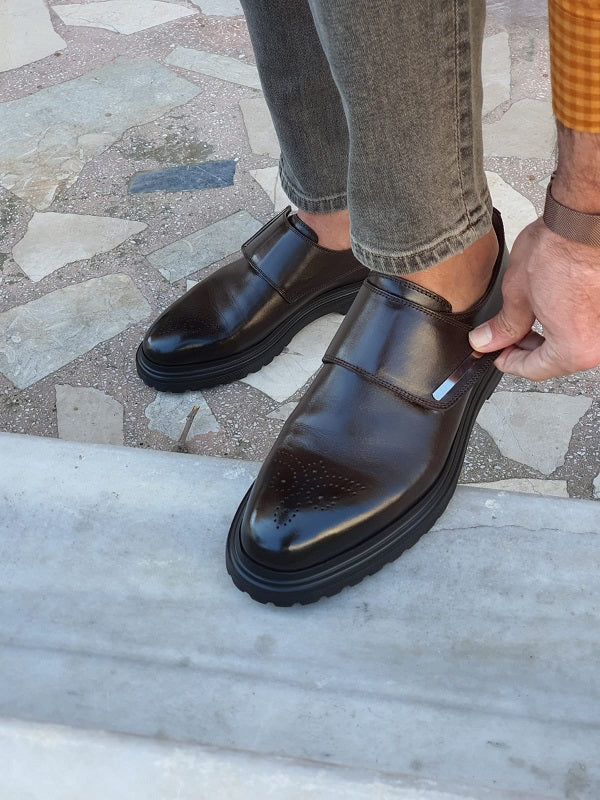 Moneta Brown Buckle Shoes-baagr.myshopify.com-shoes2-brabion