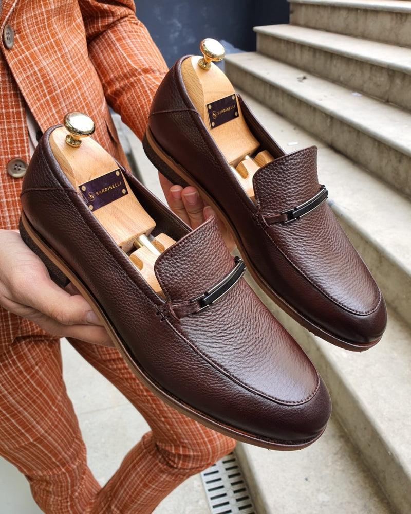 Bojo Fort Worth Brown Buckle Loafer-baagr.myshopify.com-shoes2-BOJONI