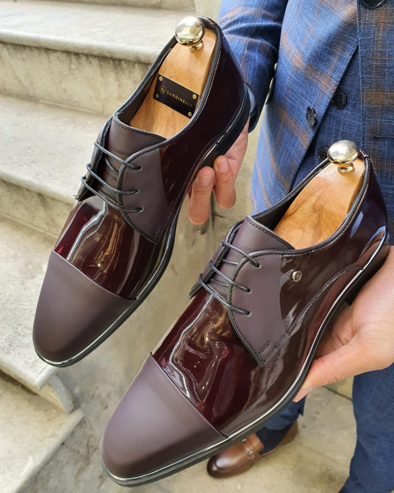 Lance Fort Worth Burgundy Cap Toe Laced Blucher-baagr.myshopify.com-shoes2-BOJONI