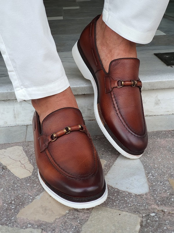 Forenzax Brown Bit Loafers-baagr.myshopify.com-shoes2-brabion