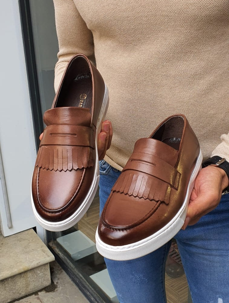 Pierre Brown Kilt Loafers-baagr.myshopify.com-shoes2-BOJONI