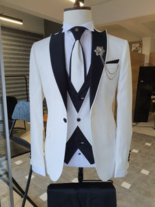 Lori White Slim Fit Peak Lapel Wedding Suit-baagr.myshopify.com-suit-BOJONI