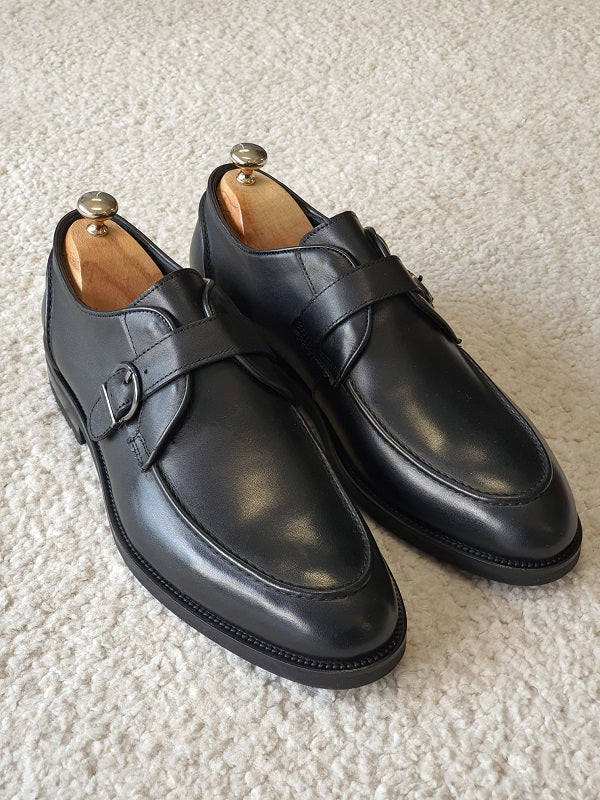 Vicenza Black Buckle Loafers-baagr.myshopify.com-shoes2-brabion