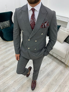 Palermo Gray Slim Fit Double Breasted Suit-baagr.myshopify.com-1-BOJONI