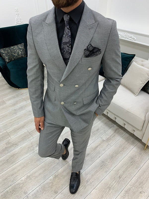 Palermo Light Gray Slim Fit Double Breasted Suit-baagr.myshopify.com-1-BOJONI