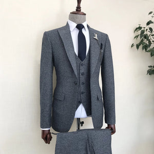 Navy Slim-Fit Suit 3-Piece