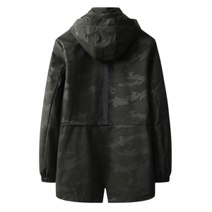 Hooded Camouflage Jacket