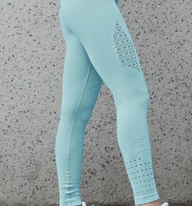High Waist Yoga Leggings with Side Vents