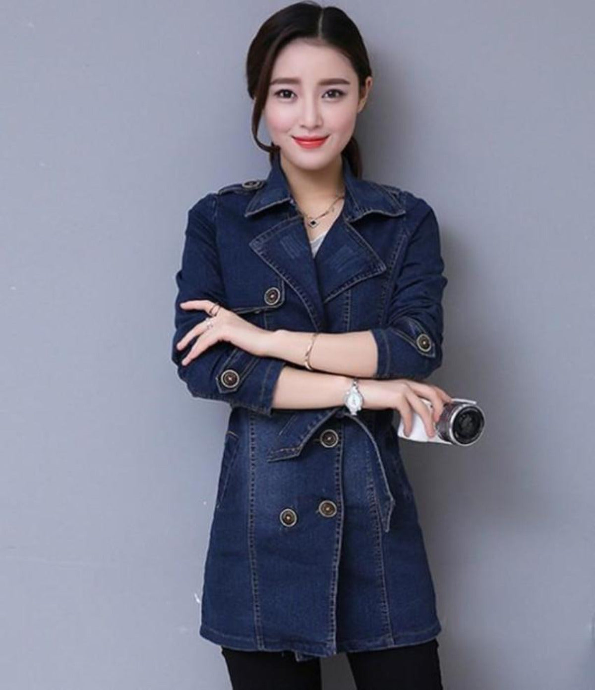 Womens Slim Fit Denim Jacket
