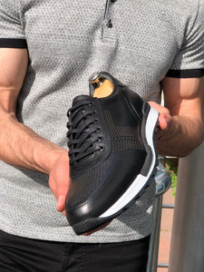 DODI Laced Sports Shoes Black-baagr.myshopify.com-shoes2-BOJONI