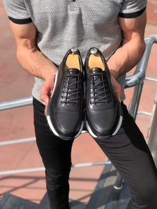 DODI Laced Sports Shoes Black-baagr.myshopify.com-shoes2-BOJONI