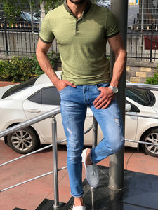 Barcos Slim-Fit Collar T-shirt (2 Colors)-baagr.myshopify.com-T-shirt-BOJONI