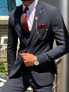 Michael Slim-Fit  Suit in Blue-baagr.myshopify.com-suit-BOJONI