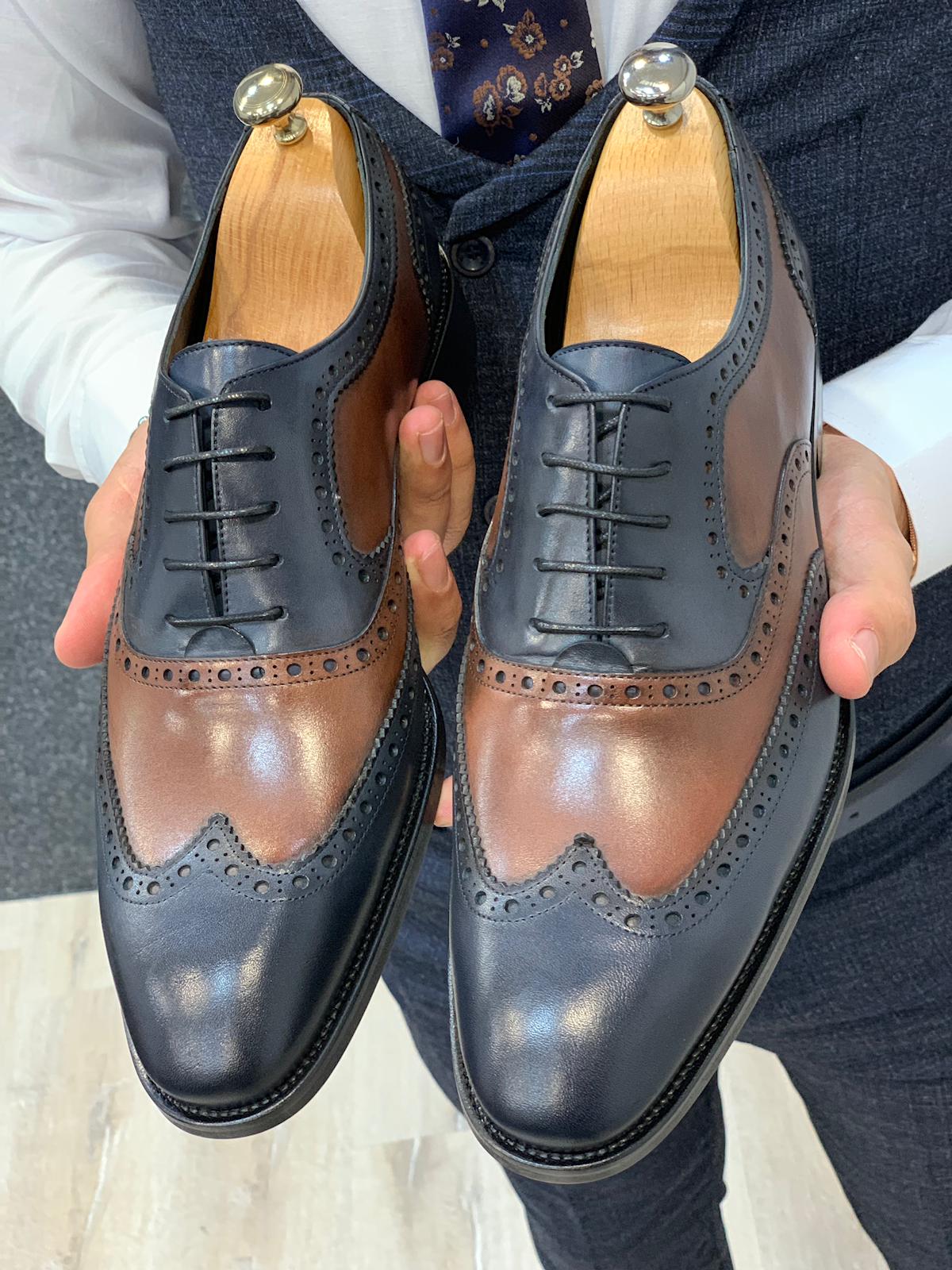 Marc Limited Shoes in Brown/Navy-baagr.myshopify.com-shoes2-BOJONI