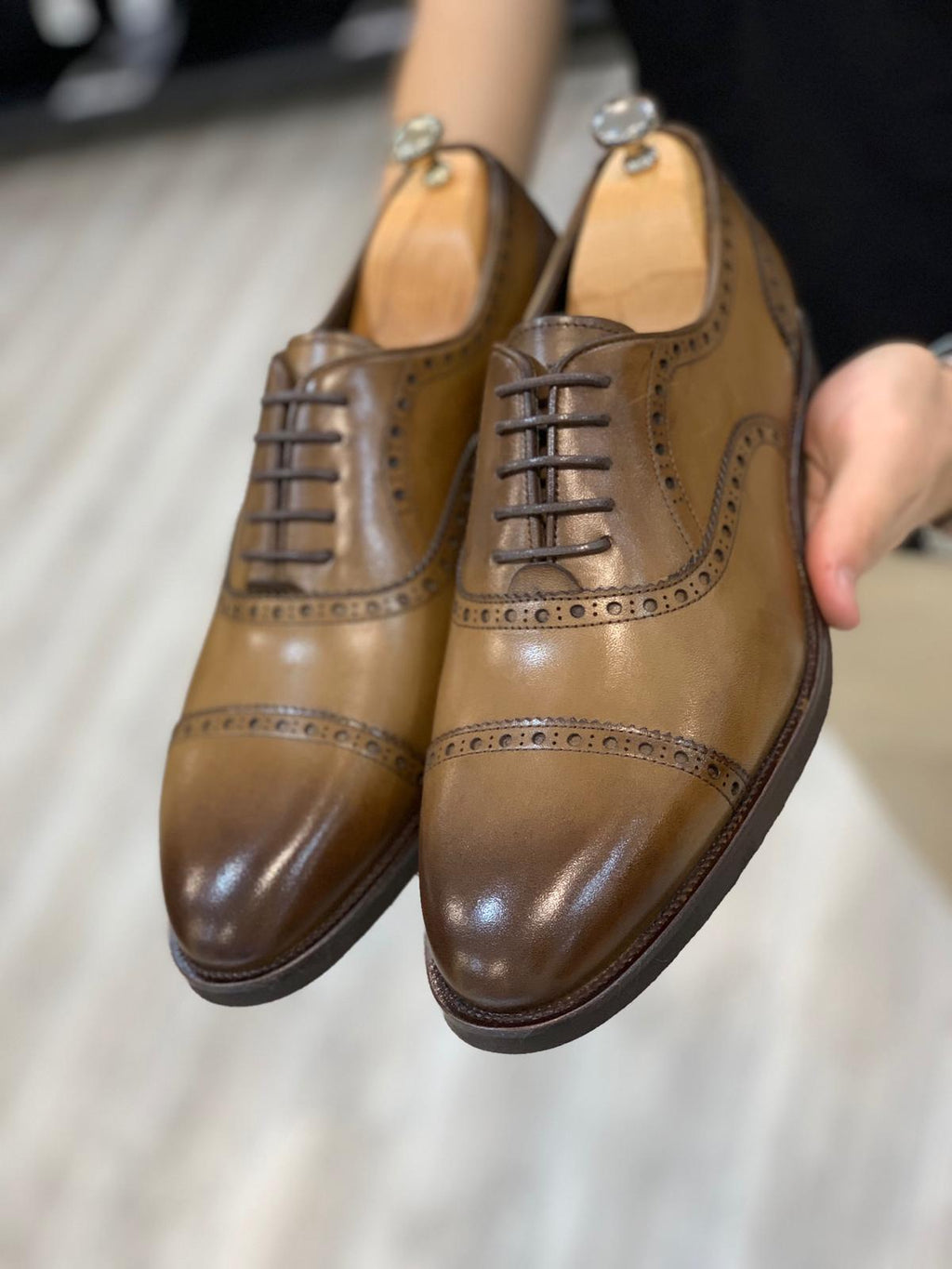 Leone Brown Lace Boots-baagr.myshopify.com-shoes2-BOJONI