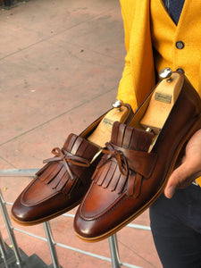 Sardinelli Tassel Detail Leather Shoes Tan-baagr.myshopify.com-shoes2-BOJONI