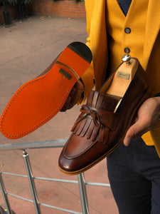 Sardinelli Tassel Detail Leather Shoes Tan-baagr.myshopify.com-shoes2-BOJONI
