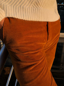 Major Slim-Fit Velvet Pants Camel-baagr.myshopify.com-Pants-BOJONI
