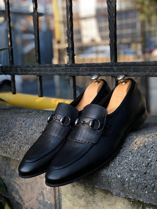 Buckle Detail with Classic Leather Shoes Black-baagr.myshopify.com-shoes2-BOJONI