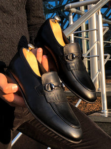 Buckle Detail with Classic Leather Shoes Black-baagr.myshopify.com-shoes2-BOJONI