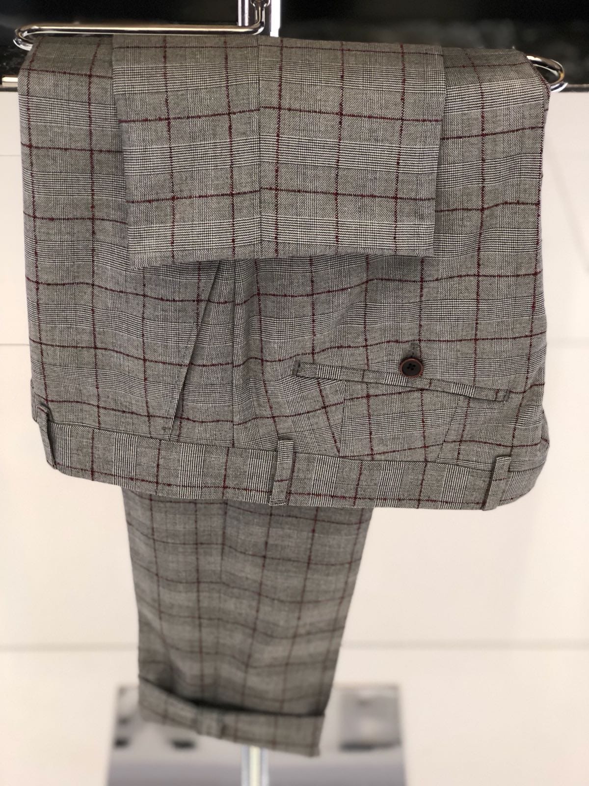 Premium Versailles Slim Fit Plaid Suit-baagr.myshopify.com-suit-BOJONI