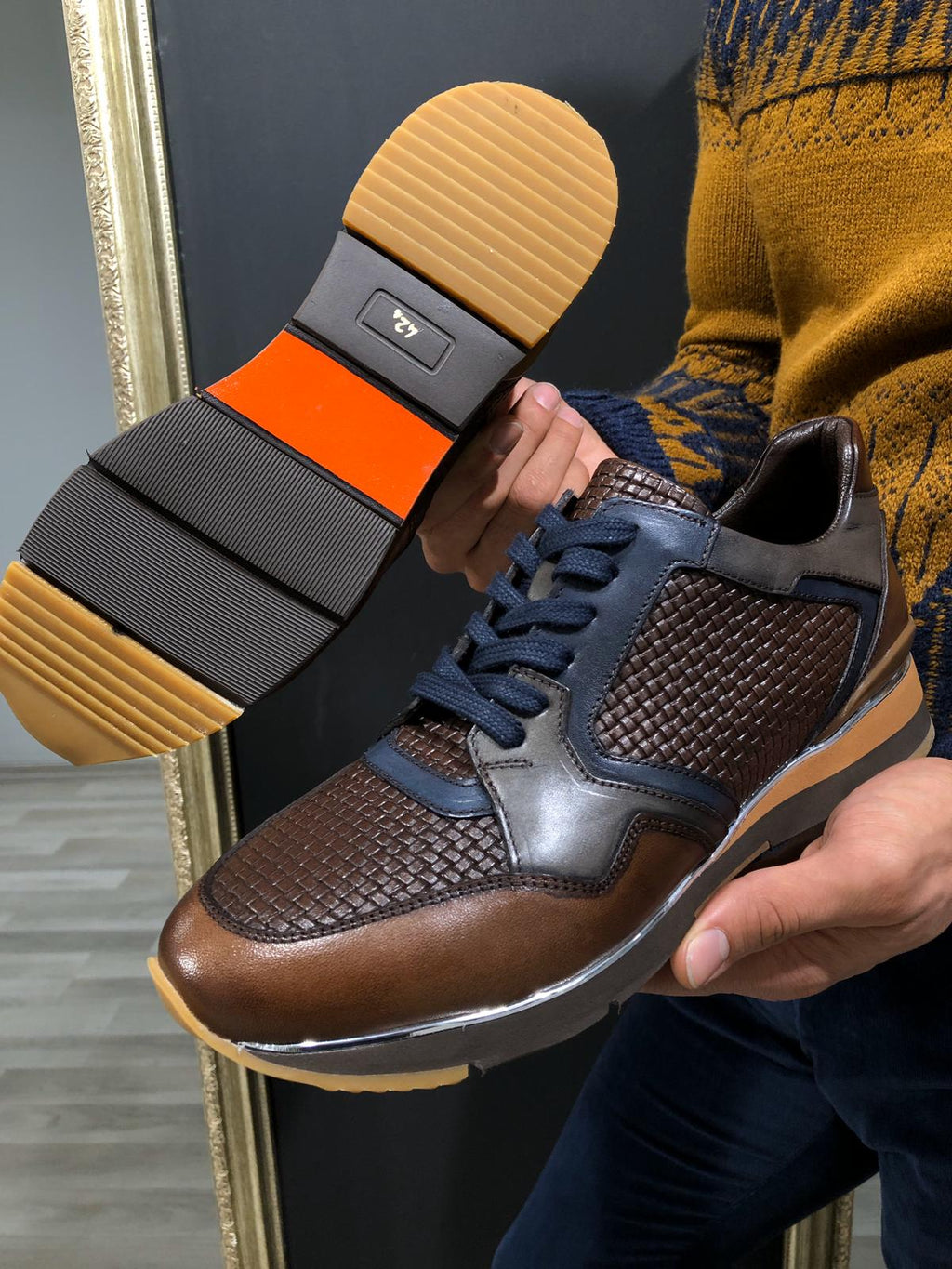 Sardinelli Eva Sole laced Sports Shoes Tan-baagr.myshopify.com-shoes2-BOJONI