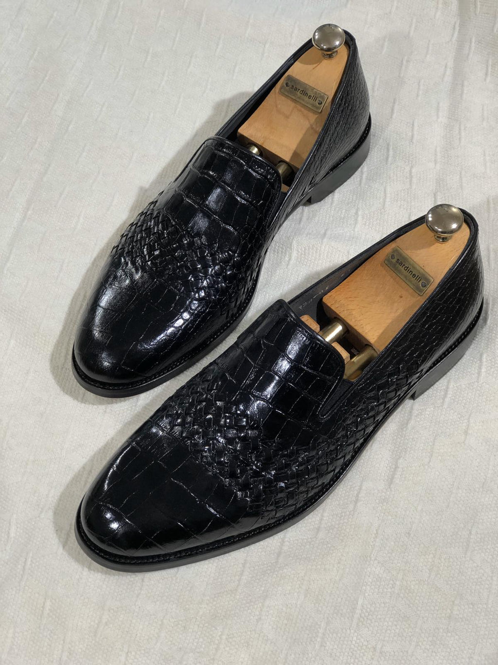 Sardinelli Classic Leather Shoes Black-baagr.myshopify.com-shoes2-BOJONI