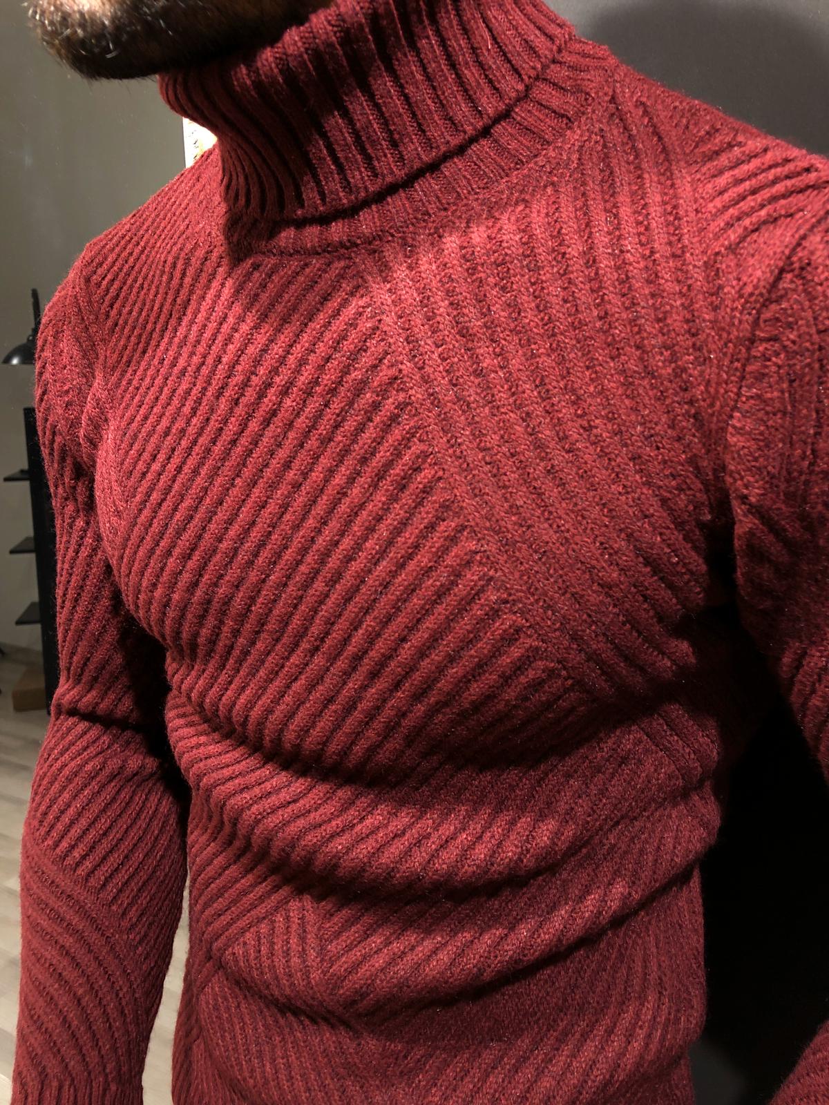 Ponto  Slim-Fit Wool Turtleneck Knitwear-baagr.myshopify.com-sweatshirts-BOJONI