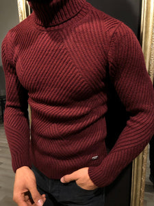 Ponto  Slim-Fit Wool Turtleneck Knitwear-baagr.myshopify.com-sweatshirts-BOJONI