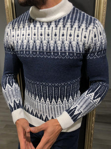 Tommy Slim-Fit Wool Half Turtleneck Knitwear Ecru-baagr.myshopify.com-sweatshirts-BOJONI