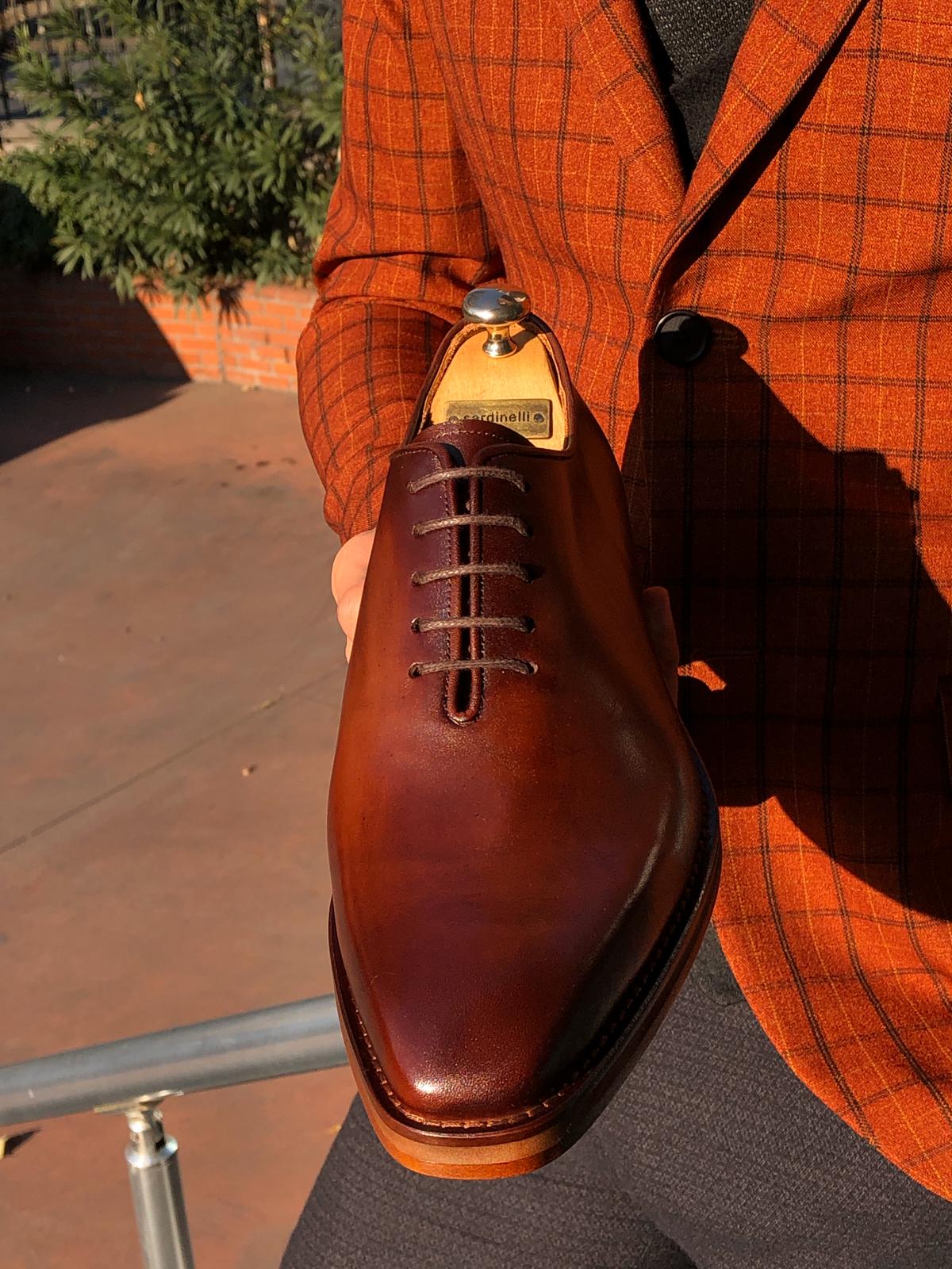 Sardinelli Laced Classic Leather Shoes Tan-baagr.myshopify.com-shoes2-BOJONI