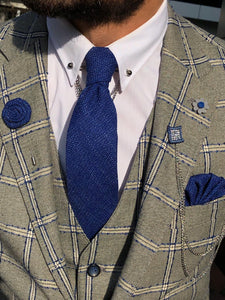 Toni Slim-Fit Plaid Suit Vest GRAY-baagr.myshopify.com-suit-BOJONI