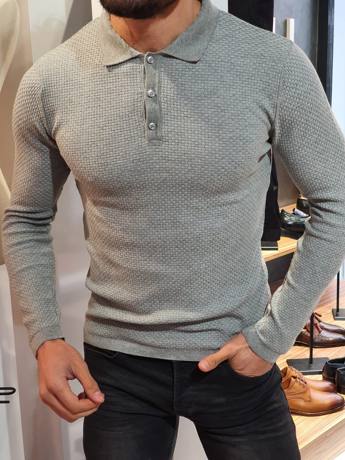 Carlos Slim-Fit Polo Sweater-baagr.myshopify.com-sweatshirts-BOJONI