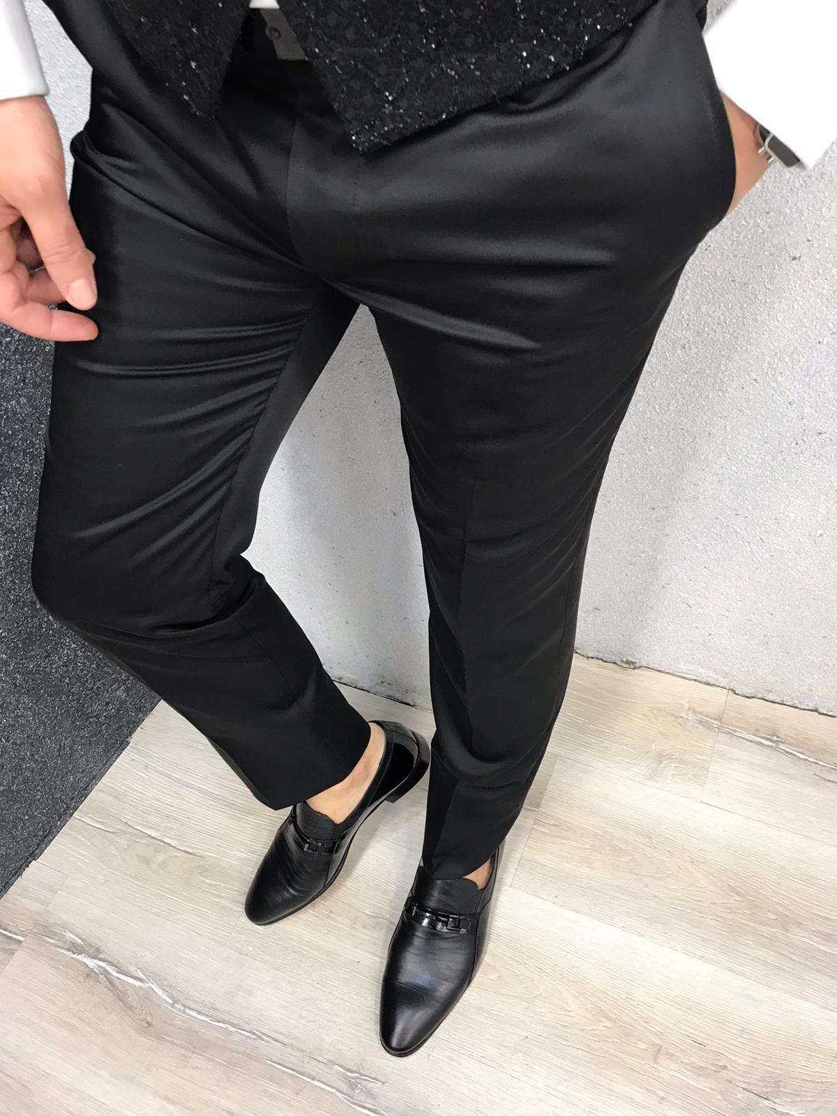Zerno Velvet Slim Fit Gray Tuxedo-baagr.myshopify.com-1-BOJONI