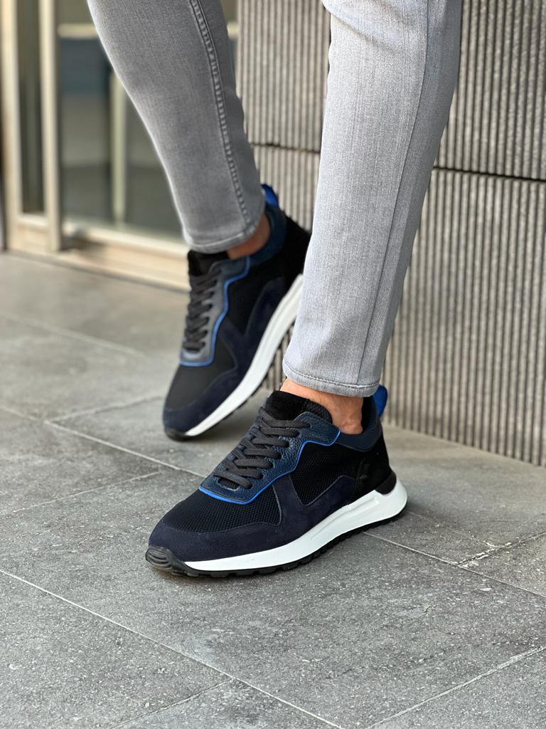 Giovanni Mannelli  Eva Sole Blue Sneakers