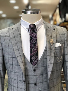 Harringate Premium Slim Fit Plaid Suit-baagr.myshopify.com-suit-BOJONI