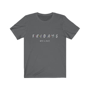 Womens Friday Work From Home & Chill Jersey Short Sleeve Tee