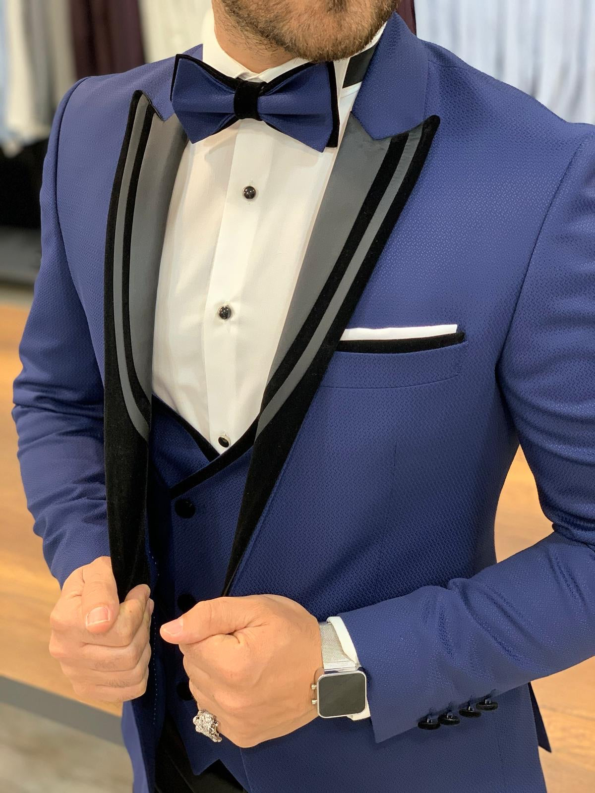 Napoli Sax Royal Slim Fit Tuxedo-baagr.myshopify.com-1-BOJONI