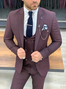 Rocca Burgundy Slim Fit Pinstripe Suit-baagr.myshopify.com-1-BOJONI
