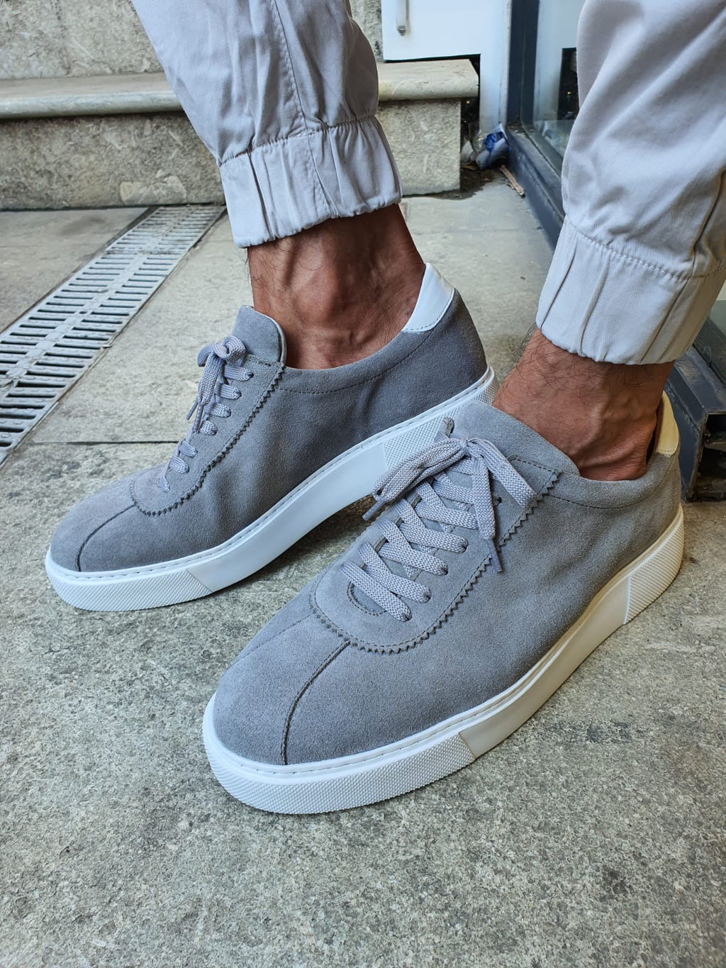 Lehi Navy Blue Mid-Top Suede Sneaker-baagr.myshopify.com-shoes2-BOJONI