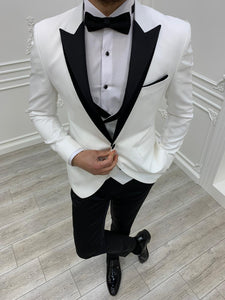 Petrucci Royal White Slim Fit Tuxedo-baagr.myshopify.com-1-BOJONI