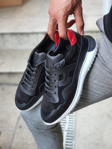 Henderson Black Mid-Top Sneakers-baagr.myshopify.com-shoes2-BOJONI