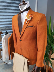 Bojoni Camel Slim Fit Suit-baagr.myshopify.com-suit-BOJONI