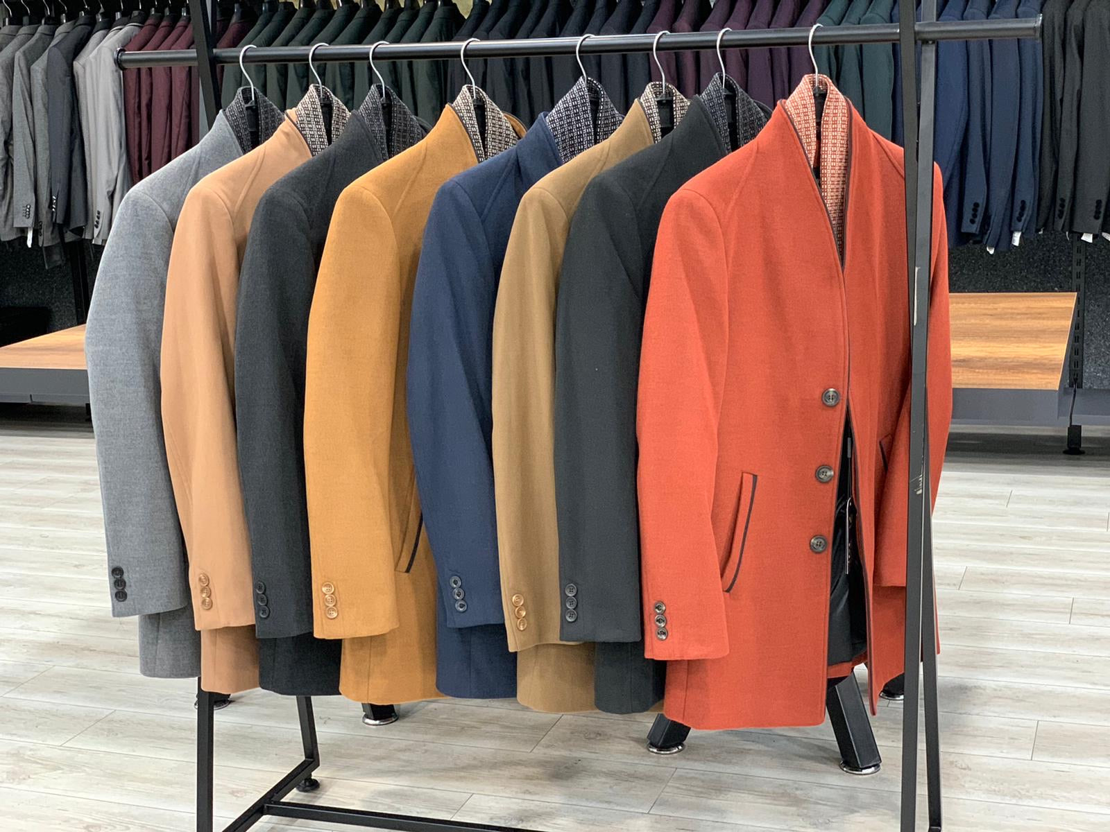 Carlos Stamp Wool  Coat in 9 Colors-baagr.myshopify.com-Jacket-BOJONI