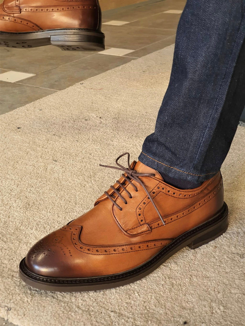 Forenzax  Tan Wingtip Oxfords-baagr.myshopify.com-shoes2-BOJONI