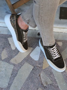 Forenzax Khaki High-Top Suede Sneakers-baagr.myshopify.com-shoes2-brabion