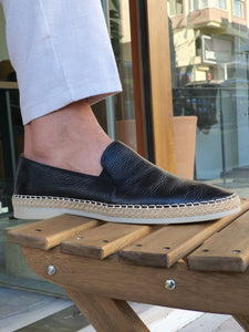 Salerno Black Slip-On Loafers-baagr.myshopify.com-shoes2-brabion