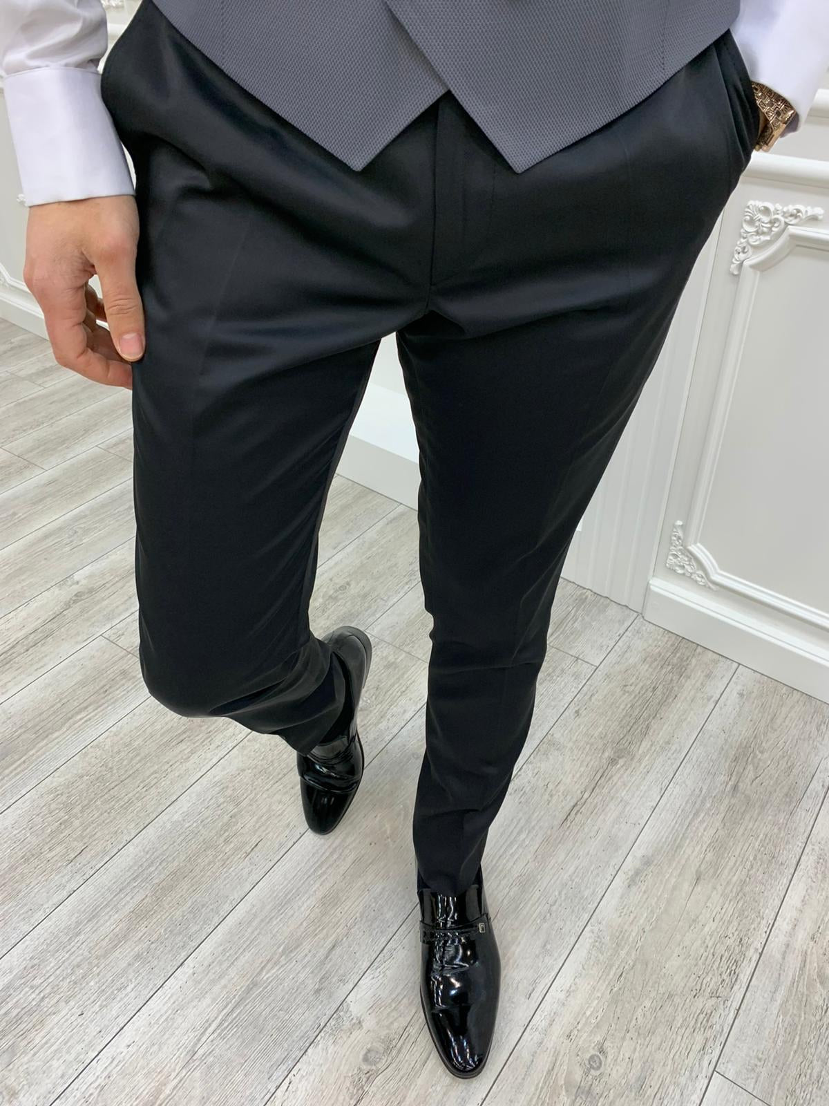 Serra Royal Gray Slim Fit Tuxedo-baagr.myshopify.com-1-BOJONI