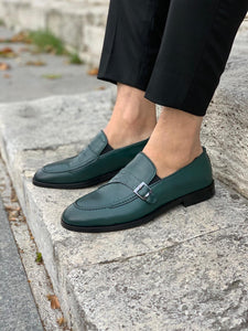 Stanoss Green Buckle Shoes-baagr.myshopify.com-shoes2-BOJONI